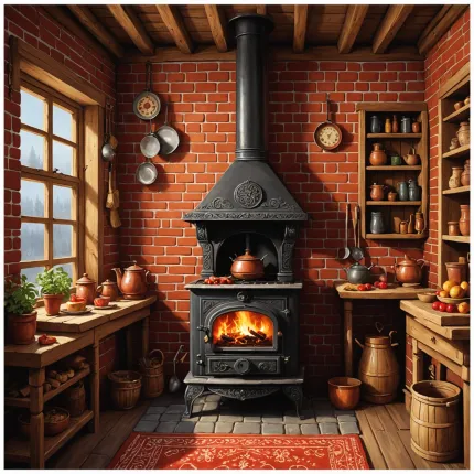 Русская печь рисунок — актуальная информация и экспертные мнения