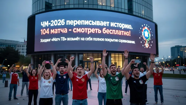 ЧМ-2026 переписывает историю. 104 матча - смотреть бесплатно!